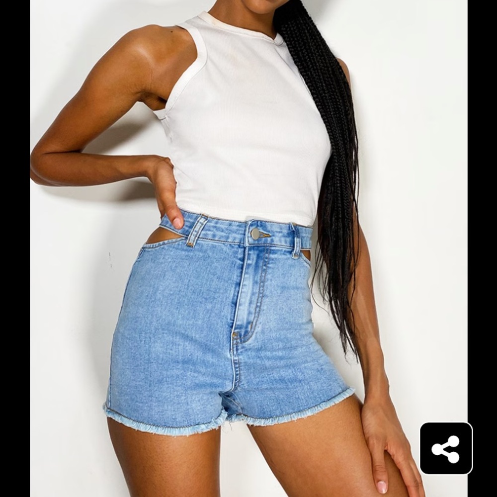 Pretty little thing disco shorts